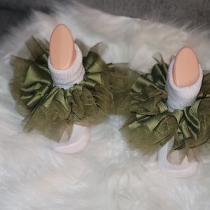 Ruffle socks (detachable anklets)